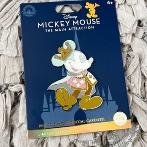 Mickey mouse main attraction prince charming regal carousel pin